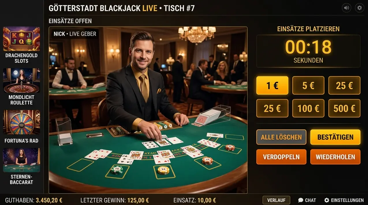 Live im Angebot von Oscarspin